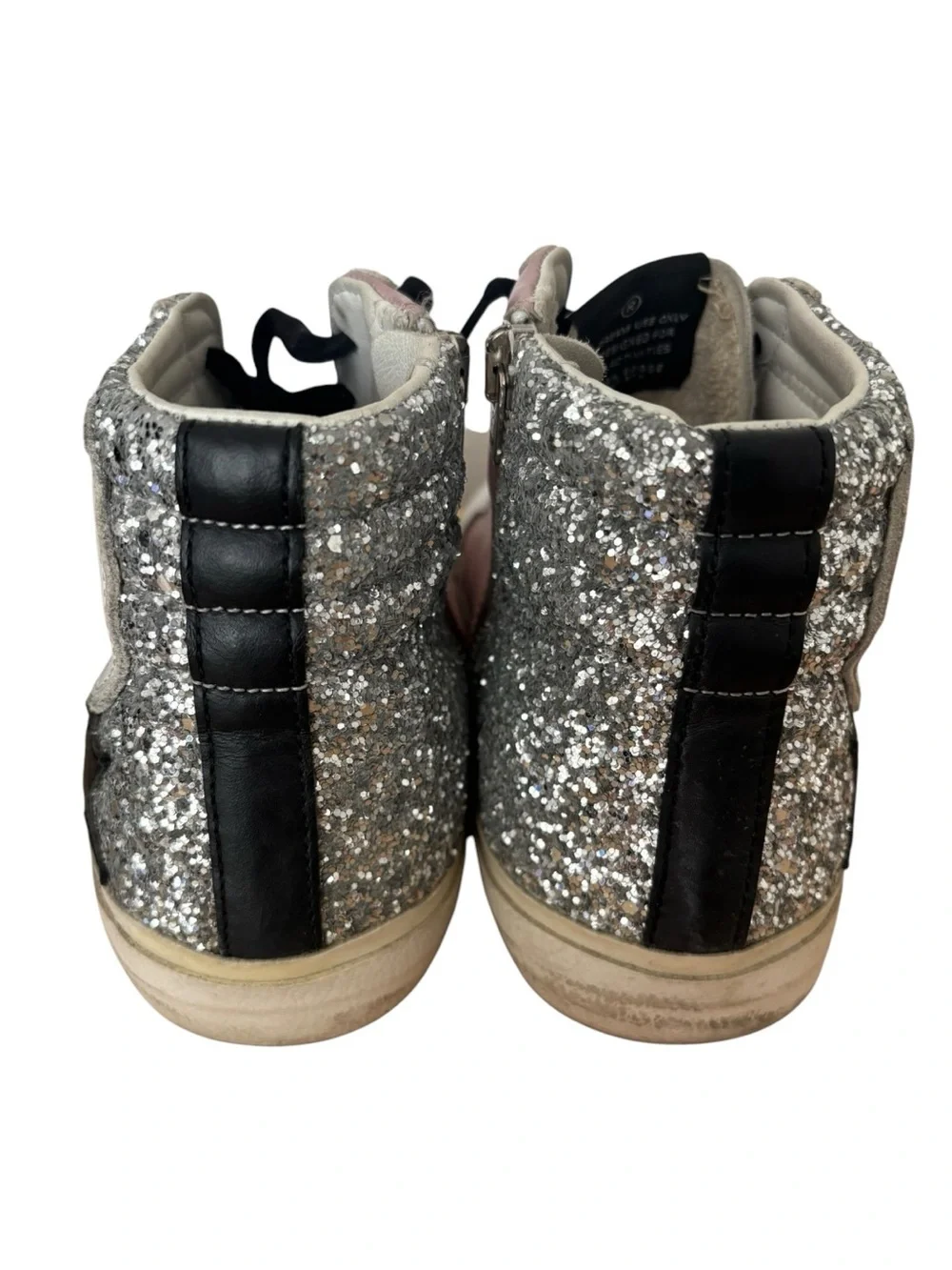 Golden Goose Slide Glitter High Top Sneaker